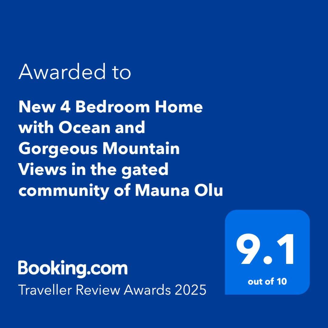New 4 Bedroom Home With Ocean And Gorgeous Mountain Views In The Gated Community Of Mauna Olu Waianae ภายนอก รูปภาพ